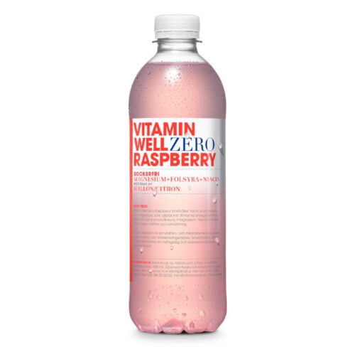 Vitamin Well Zero 500 Ml Raspberry