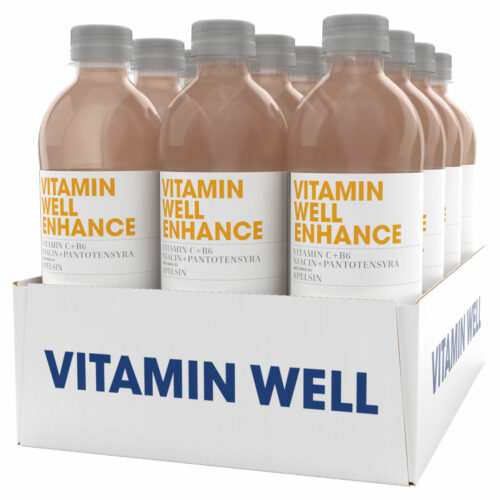 12 X Vitamin Well 500 Ml Enhance – Apelsin