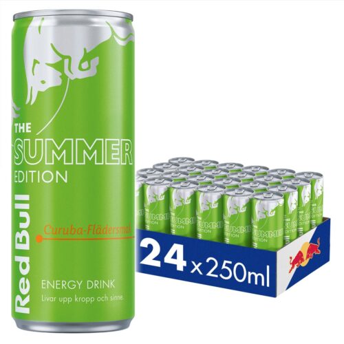24 X Red Bull Energidryck 250 Ml Summer Edition – Curuba-fläder